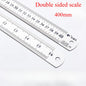 Stainless Steel Metal Straight Ruler Precision Double Sided Precision Measuring Tool Scale Metric Ruler Accessories 15-40cm