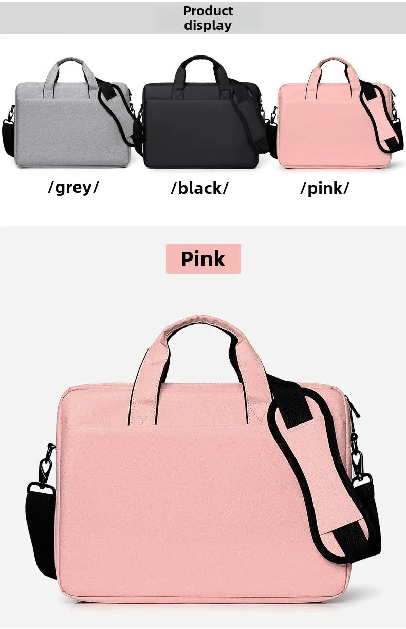 Laptop Bag Sleeve Case Shoulder HandBag Notebook Pouch Briefcases for 14 15 17 Inch Macbook Air Pro HP Huawei Asus Dell Xiaomi
