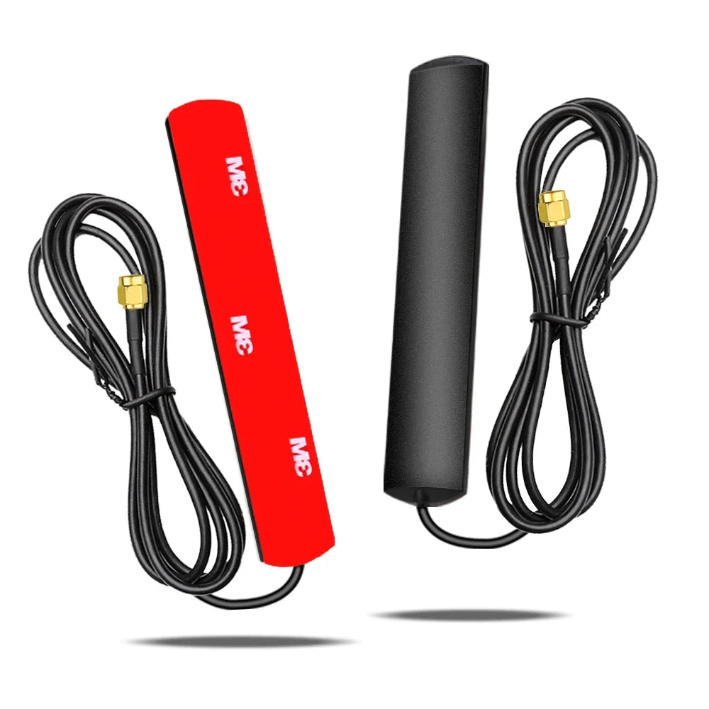 433MHz 2.4G 5.8G 4G GSM 868MHz 915MHz Patch Antenna 8dBi Adhensive Antenna SMA Male 1.5M/5Ft RG174 Cable for Car IoT Smart Home