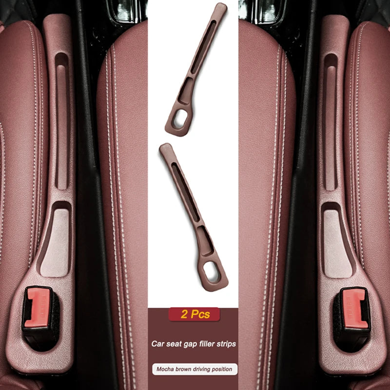 2Pcs Car Seat Gap Filler Side Seam Plug Strip Leak-proof Filling Strip For All Car Model Wallet Phone Holder Car Accessories