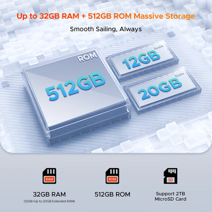 DOOGEE V Max Pro 5G Rugged Phone Dimensity 7050 6.58'' 120Hz 22000mAh Large Battery 12GB+512GB Lighting Effects 5g Smartphone