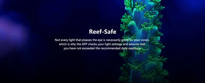 PopBloom WiFi Aquarium LED Light RL90/RL115, Professional Reef Aquarium Lamp Full Spectrum for Reef Coral SPS/LPS Fish Tank