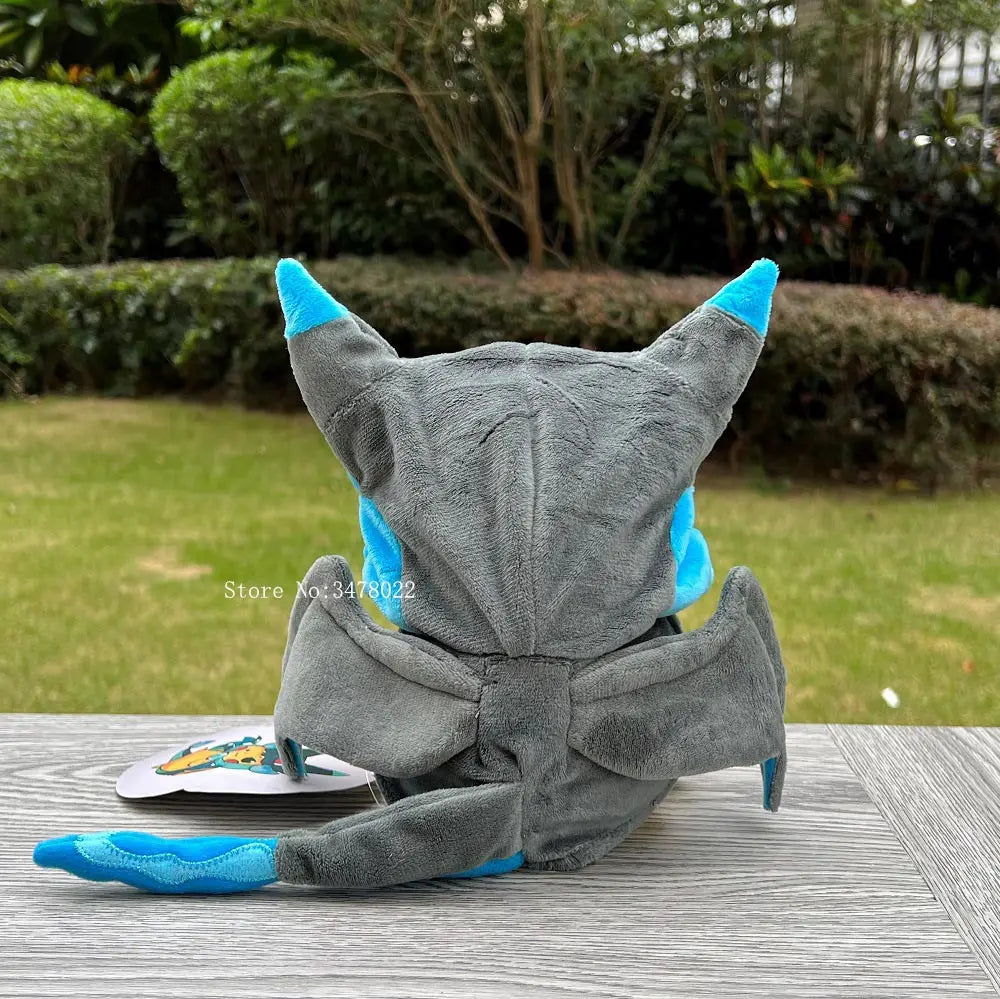 4 Styles Cosplay Pokemon Plush Mega Shiny Charizard XY Pikachu Cloak Stuffed Toy Cartoon Soft Doll