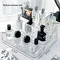 Luxurious Multi-Layer Acrylic Cosmetic Storage Box Display Stand Transparent Desktop Perfume Organizer Jewelry Accessories Holde