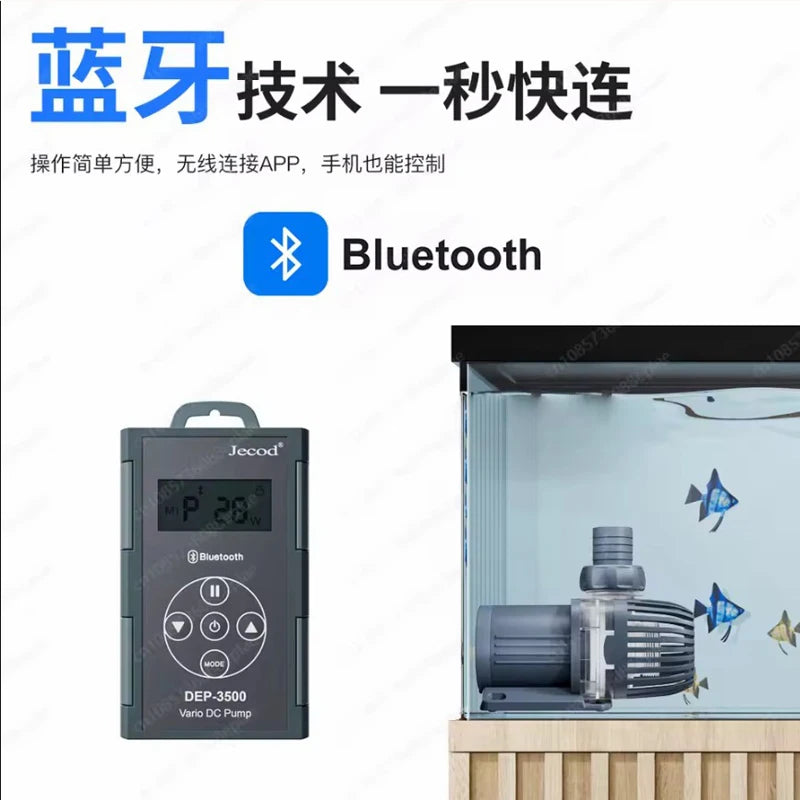 Jebao New Ultra Quiet Water Pump Bluetooth APP Control DEP Series for Fish Tank Aquarium Diving Water Circulation Filter Pumps