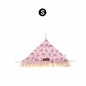 1 PC Triangle Small Pet Hammock Guinea Pig Bed Hanging Corner Hideout for Pet Hamster Bird Squirrel Breathable Lace Nest Supply