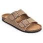 Shevalues Men's Suede Clogs Soft Leather Mules Men New Summer Men Cork Sandals Comfort Slip On Unisex Clogs With Arch Support