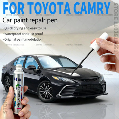 For Toyota Camry Paint Repair Pen Touch Up Scratch Remover DIY Car Accessories White 070 Blue 8W7 Black 209 202 220 Gold 5B2