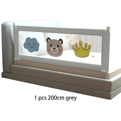 IMBABY Bed Guardrail Liftable Crib Protectors Adjustable Handrail Bed Safety Children Washable Baby Safety Bed Barrier Bumper