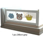 IMBABY Bed Guardrail Liftable Crib Protectors Adjustable Handrail Bed Safety Children Washable Baby Safety Bed Barrier Bumper