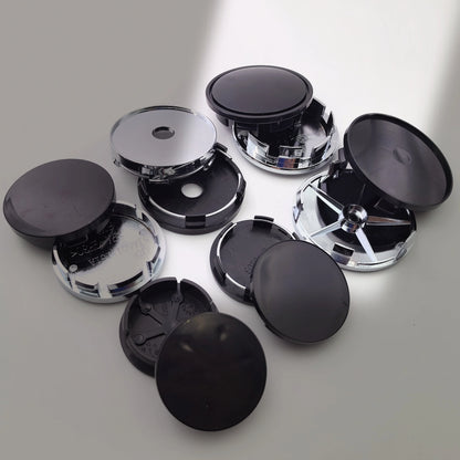 4Pcs 48.5mm 49mm 50mm 56mm 60mm 65mm 68mm Universal ABS Wheel Center Cap Wheels Tyre Car Wheel Center Cap Set Vehicles Cover