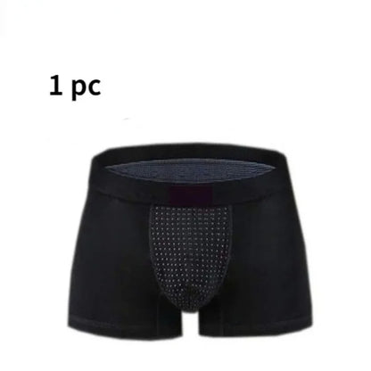 2026 Men Magnetic Therapy Boxer Briefs Breathable Comfortable Underwear with 22 Health Magnets for Blood Circulation L-6XL Size