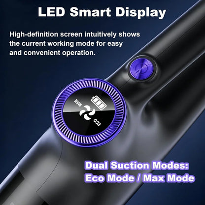 2-in-1Electric Vacuum Cleaner Portable Handheld Carpet Floor Cleaning Machine Wireless Cordless Electric Mop Rechargeable Floor Mopping Wet & Dry Home Cleaner
