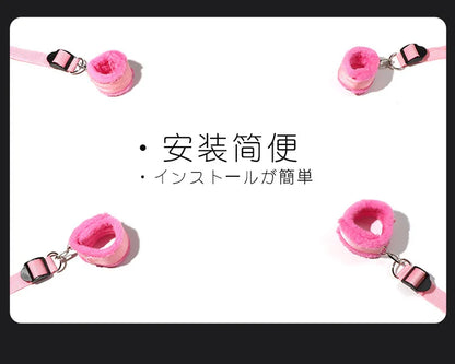 Couples Bed Handcuffs Sex Toys For Woman Bdsm Bondage Set Ankle Cuff Restraints Rope Strap Handcuffs Ankle Cuff Adult Game Goods