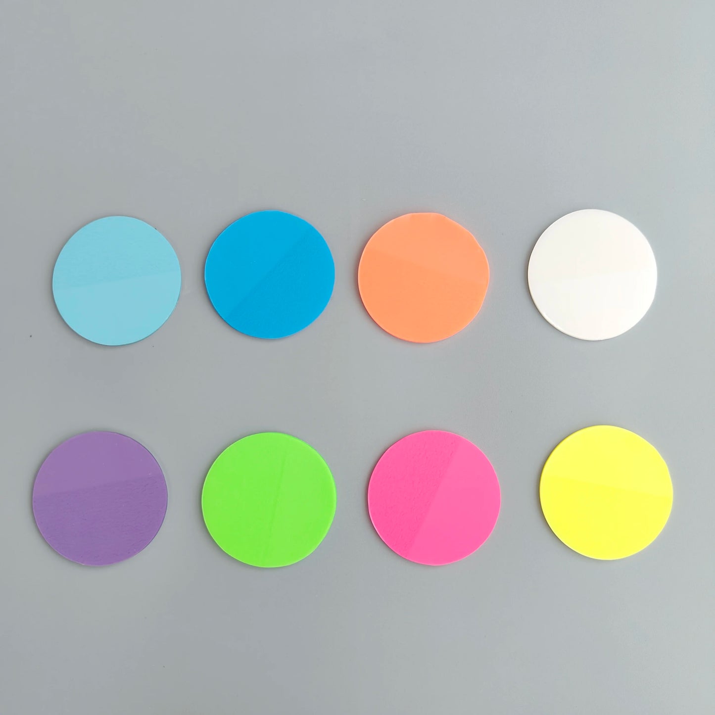 160 Sheets 8 Colours Waterproof Transparent Circular Sticky Note Pads Notepads Journal Student Stationery Office Supplies