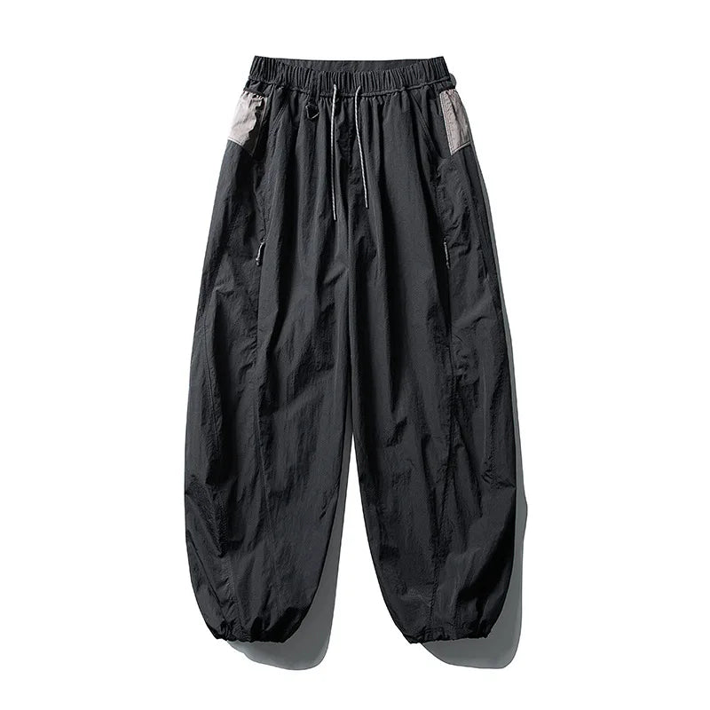 Outdoor Sports Casual Track Pants Men Women Lightweight Hiking Breathable Waterproof Quick Dry Loose Techwear Cargo Pant Trouser