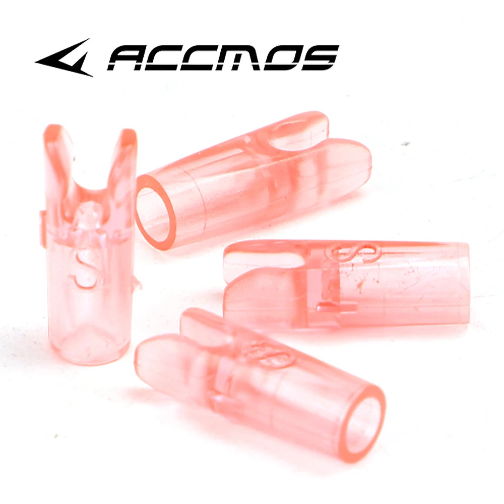 60pcs DIY Plastic Arrow Pin Nocks Size L And Size S For ID4.2mm ID6.2mm 3.2mm  Arrow Shaft Archery Accessory
