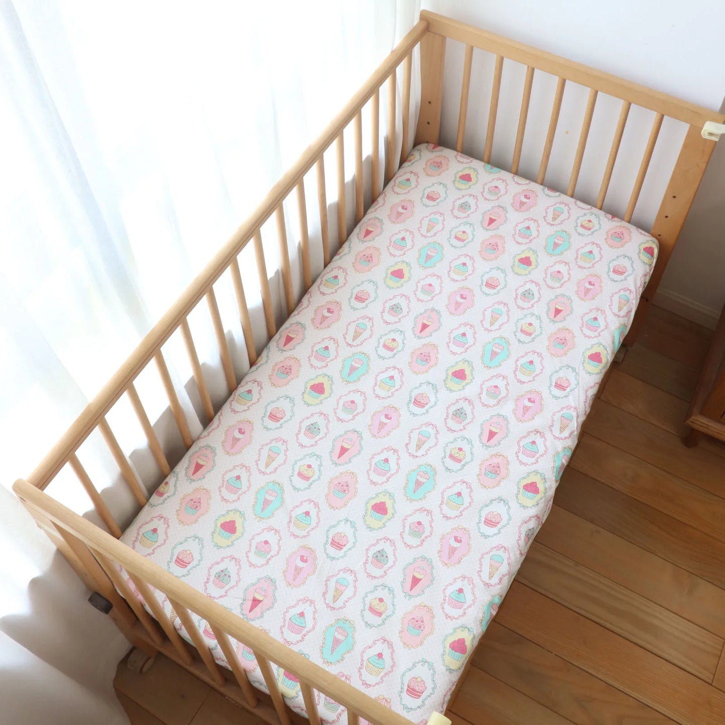 Baby Crib Fitted Sheet Newborns Bed Linen Children Cotton Cot Mattress Cover Protector For Toddler 130x70cm Allow Custom Size