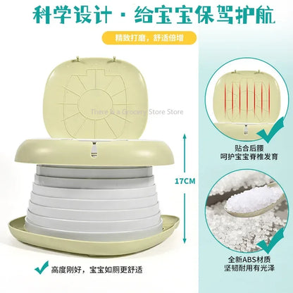 Portable Potty for Toddler Travel Foldable Potty Training Toilet for Car Camping Indoor Outdoor Bathroom for Baby Children Kids