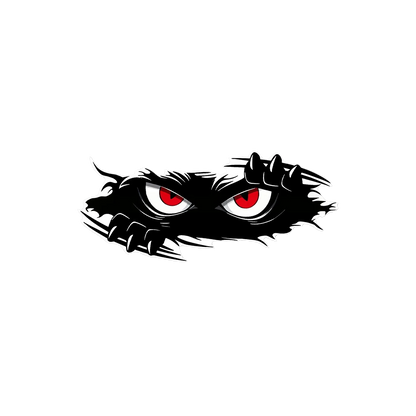 15cm Laptop Funny Monster Sticker Waterproof 3D Vinyl Self Adhesive Funny Anime Cute Auto Motorcyc Peeking Monsters Car Stickers