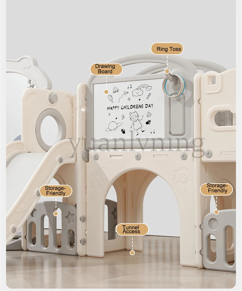Multi-Function Children's Swing And Slide Set Baby Climbing Activity Toy Home Play Area for Kids