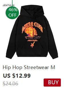 Harajuku Oversized Streetwear Pullover Men's Hoodies Eyes Graphic Print Hooded Sweatshirt Hip Hop Aesthetic Tops Goth Y2k Winter