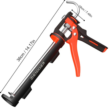High Quality Glass Glue Gun Manual Universal 360 ° Rotatable Glue Gun Labor-saving Household Sealing Tool Structural Glue Gun