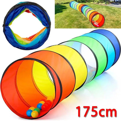 Long crawling passage ideal for small pets outdoor activity, durable play tunnel for daily entertainment.