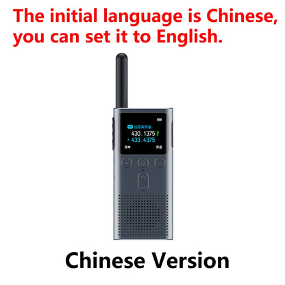 Xiaomi Walkie-talkie 2S Upgraded Version Ultra-light Ultra-thin Support Bluetooth Headset Connection Ultra-long Standby Outdoor-