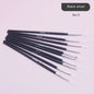 10Pcs/Set Fine Hand-painted Thin Hook Line Pen Short Wood Rod Drawing Art Pen Paint Brush Art Supplies Nylon Brush Special Offer