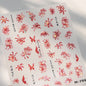 Jelly Butterfly 5D Nail Art Sticker Rhinestone Crystal Charming Shiny Insect Animals DIY Self Adhesive Decoration Manicure Decal