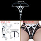 SHAZ Sexy Thong Women Panties Stainless Steel G strings Adjustable Waist Pant Heavy Bdsm Briefs Chastity Belt Sex Toys for Women