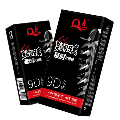 10/12PCS Super Dotted Condom Adult Sex Toys Stimulation Sleeves For Penis Male Contraception Condoms Erotic Product Sex Goods