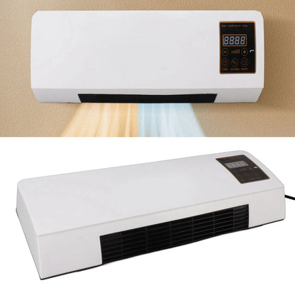 Wall Mounted Heating Machine Dual Use Highly Efficient Wide Angles Mobile Small  Heater US Plug 110V