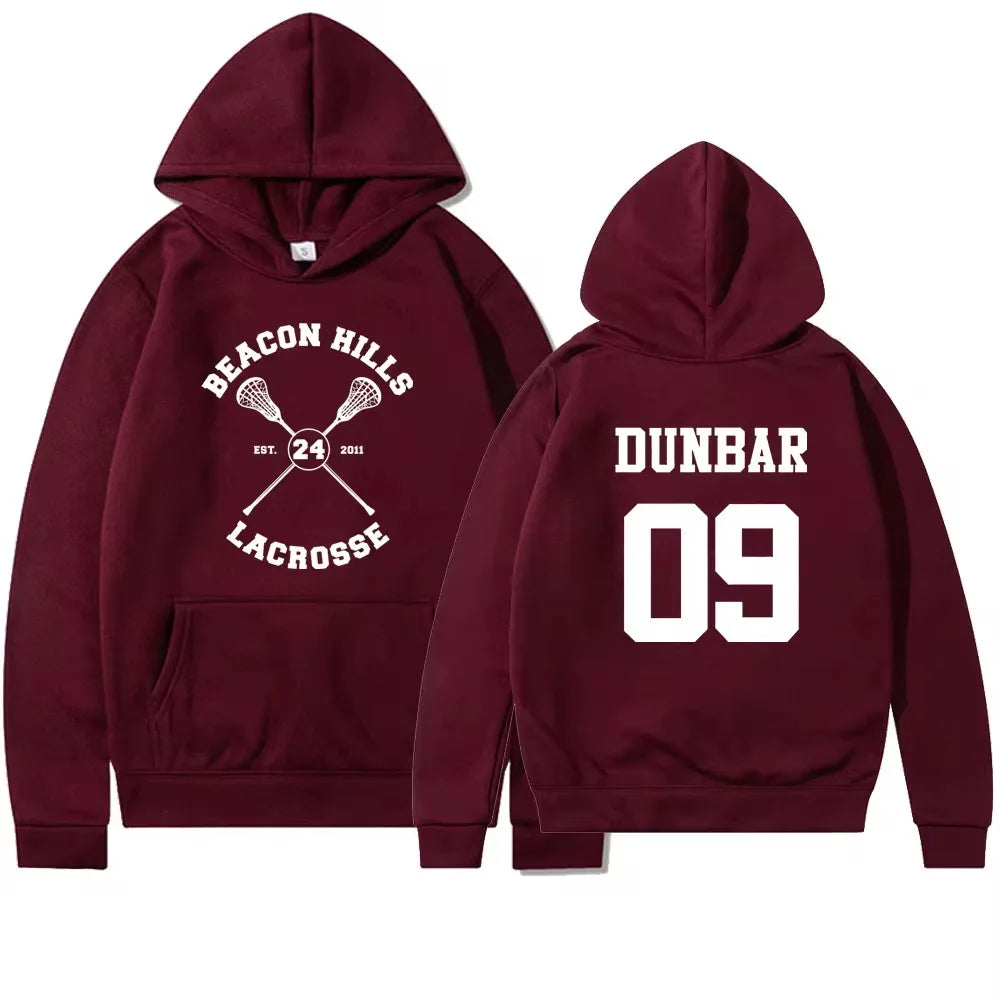 Autumn Teen Wolf Hoodie Beacon Hills Stilinski 24 Lahey McCall Men Womnen Fashion New Brand Design Pullover Men's Fleece Hoodies