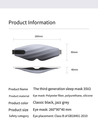 HOMEFISH Eye Mask Sleep 3D Stereoscopic Sleep Aid for Men Women Adult Portable For Sleeping Block Out Light Eye Mask Travel