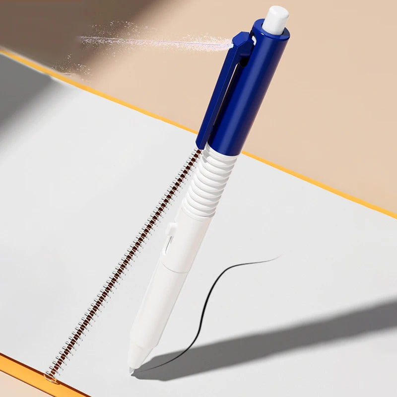 Creative Ballpoint Pen Water Gun Stress Relieving Interactive Toy Pen Children's Party Gifts Funny Prank Retractable Toy Pen
