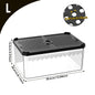 Magnetic Reptile Breeding Box with Sliding Cover Universal Design for Lizards Geckos Horned Frogs Snakes And Spiders