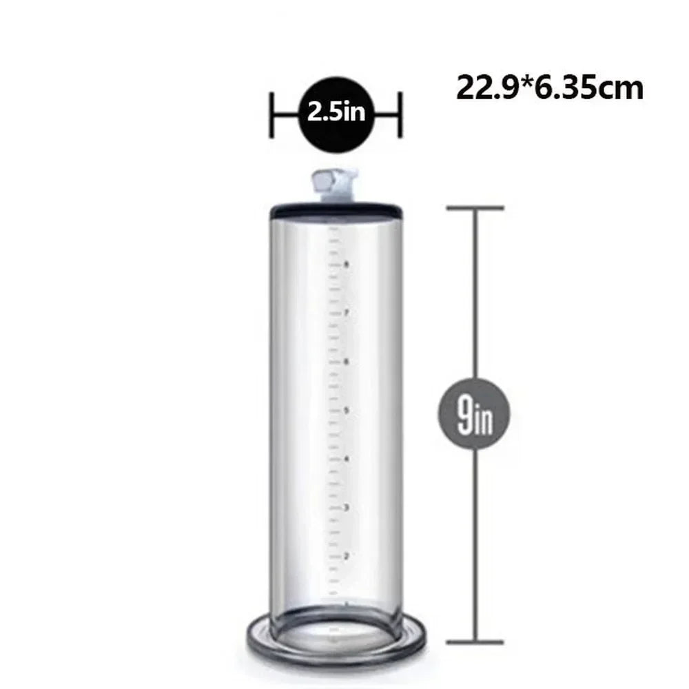 Male Penis Enlarger Vacuum Pump Penis Enlargement Enhancer Adult Sex Toy for Men Lasting Trainer Erotic Products Vacuum Cylinder