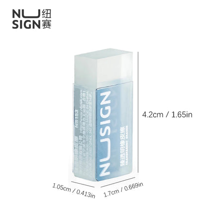 NUSIGN 2B Soft Rubber Pencil Eraser for Students Art Sketching Painting Exam Writing Correction School Stationery Supplies