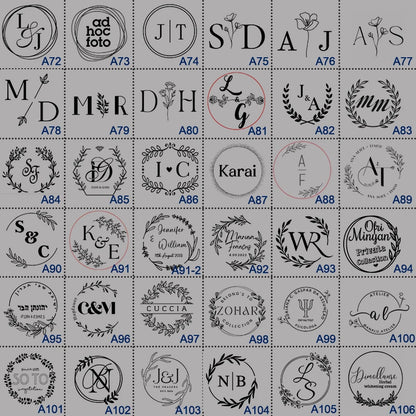 Wedding Embosser Stamp LOGO Custom Personalized Embossing Seal Customization for Letter Head Wedding Envelope Graduation Decora
