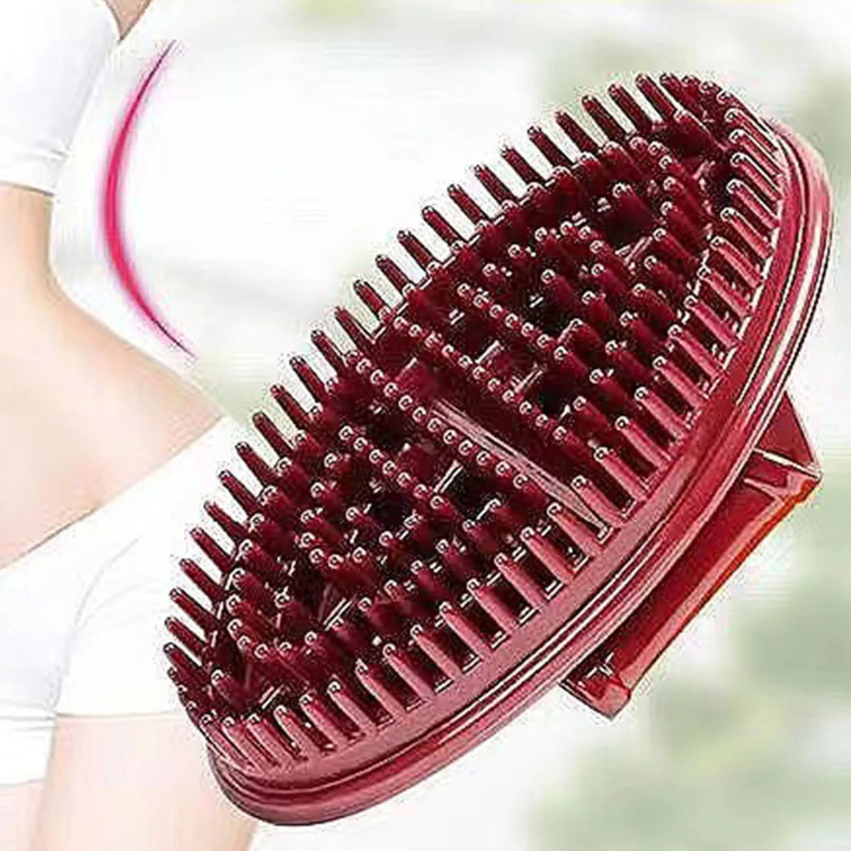 Body Massage Brush Meridians Brush Body Relaxation Slimming Reduce Cellulite Massage Brush for Back Leg Handheld Meridians Brush