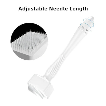 New 140A Adjustable Microneedle Derma Stamp 140 Pins Needles Derma Stamp Skin Care Home Use For Face Beauty Personal Care