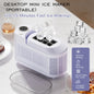 Electric Small Ice Maker Home Dormitory Office Camping Ice Automatic Ice Making Box Ice Machine Home Car Dual Use 12/110/220V