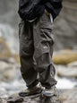 Vintage Baggy Hiking Cargo Pants Men Waterproof Casual Sport Jogging Sping Summer Parachute Pants Outdoor Wide leg Trousers