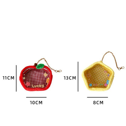 Japanese Tote Bag Fashion Concert Shoulder Bag Student Backpack Transparent Multi-pocket Messenger Bag Zipper Storage Pain Bag