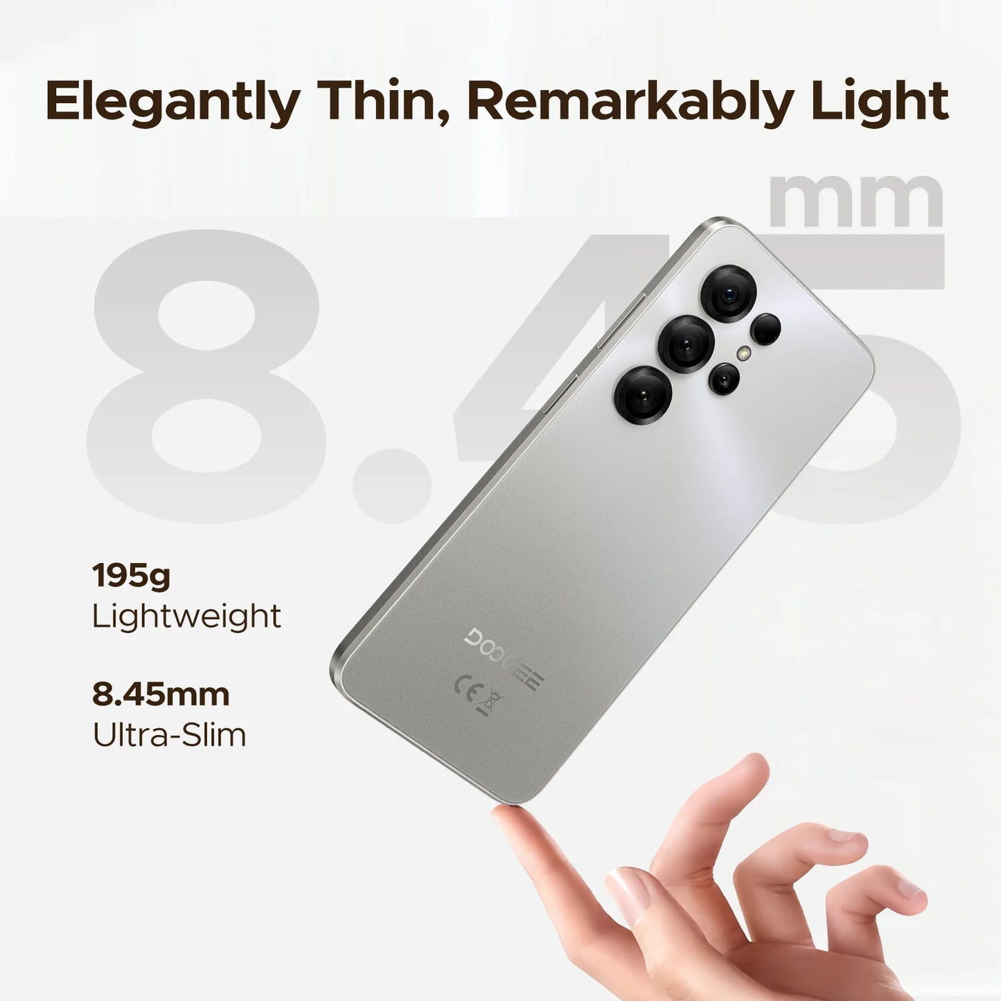 Global Version DOOGEE Note56 X Smartphone Android 16 24GB RAM(3GB+21GB) 64GB ROM 6.56'' Screen 6150mAh Battery Mobile Phone