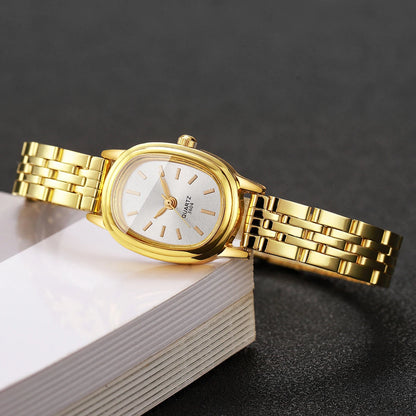 Elegant Oval Dial Women Wristwatch Fashion Ladies Quartz Watch Reloj Mujer Girls Clock Gift(Without Box)