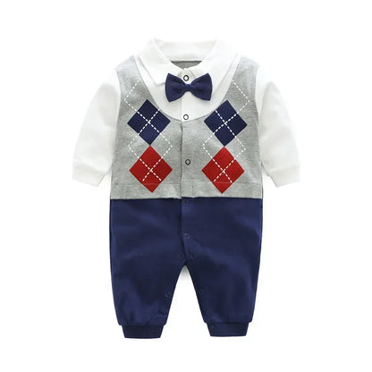 Spring Autumn Newborn Baby Boy Rompers Cotton Girls Clothes 0 to 12 Months Comfortable Babies Jumpsuits Clothing Onesies