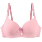 2025 New Sexy Bow Sweat Absorption Bras Solid Smooth 34/75 36/80 38/85 40/90 42/95 44/100 ABC Cup Underwear Pus Up Lingerie